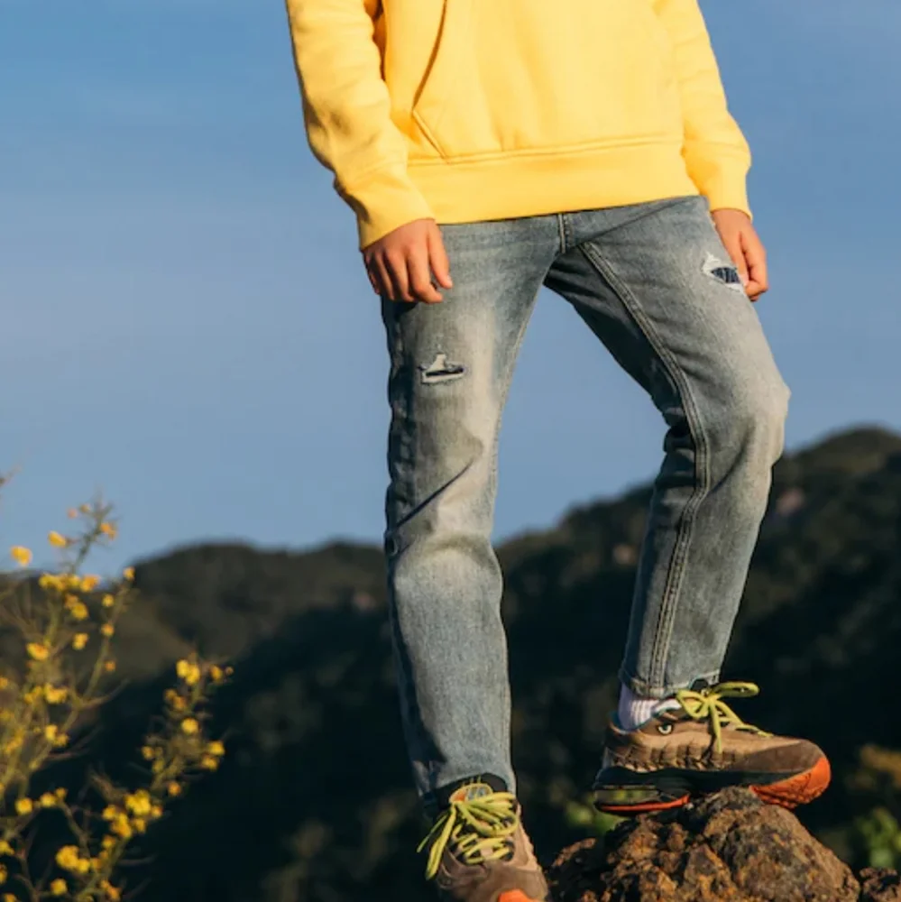 Abercrombie Boys Taper Fit Jeans